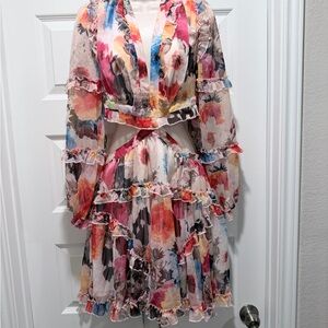 Floral Ruffle Dress